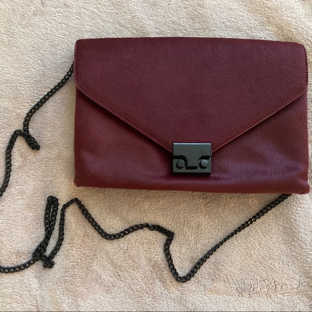 Loeffler Randall Calf Hair Clutch